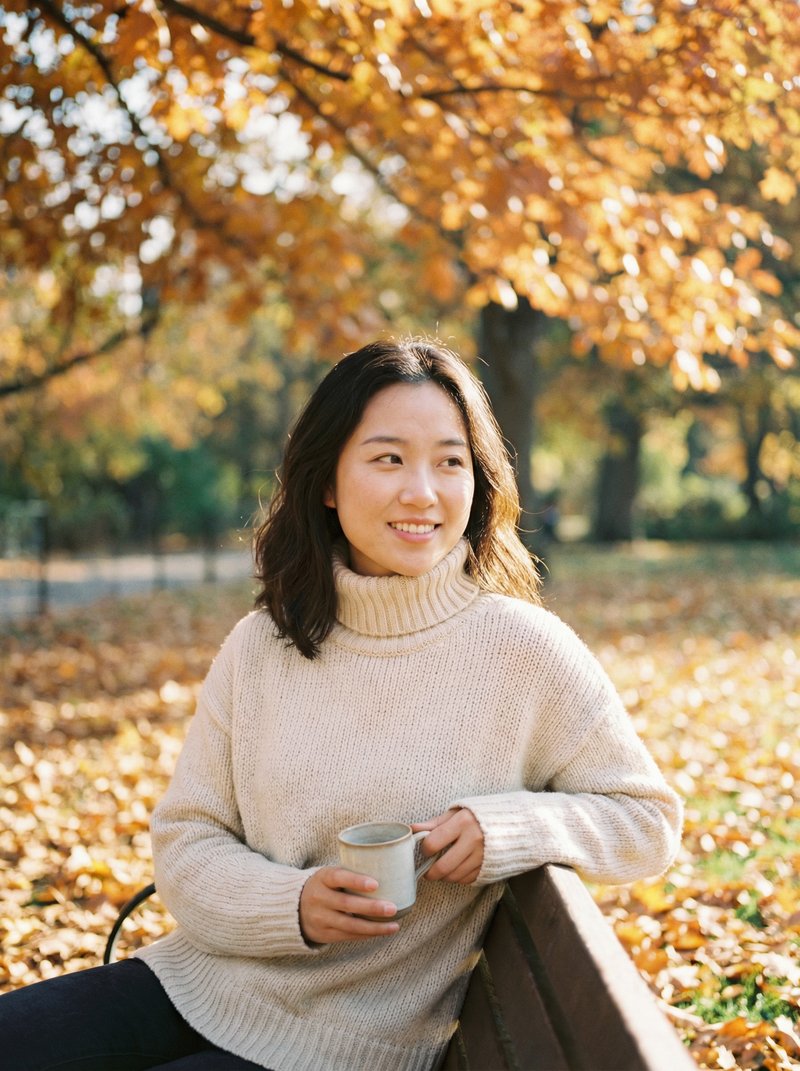 户外露出日系秋日写真